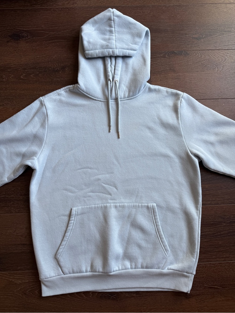 Forever 21 Men's Light Blue Hoodie Pullover